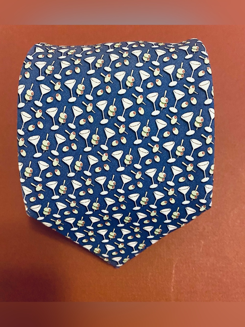 Vineyard Vines Silk Martini Patterned Men's Tie